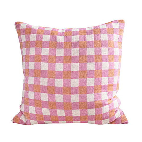 Poppy Cushion Cover /  Pink / 50x50