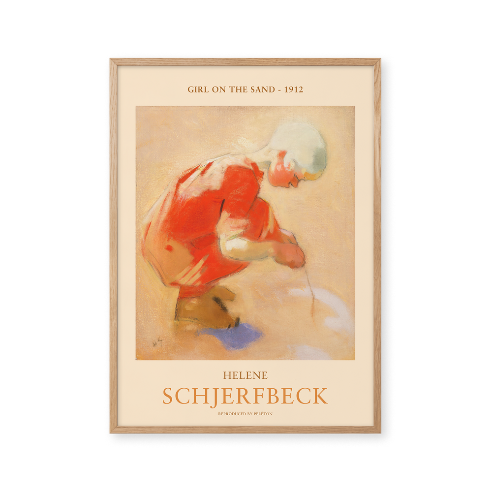 Helene Schjerfbeck / Girl on the sand
