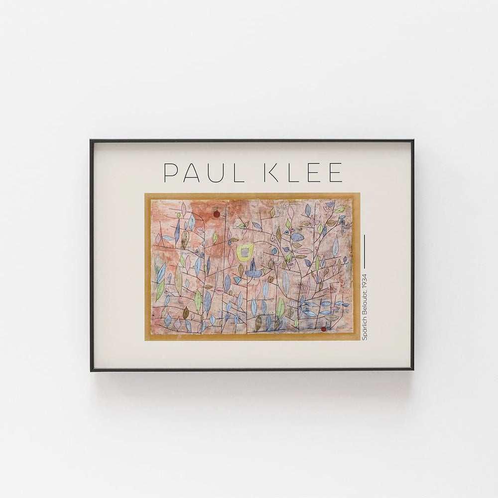 <transcy>Paul Klee - Spärlich Belaubt 1934 / A2</transcy>