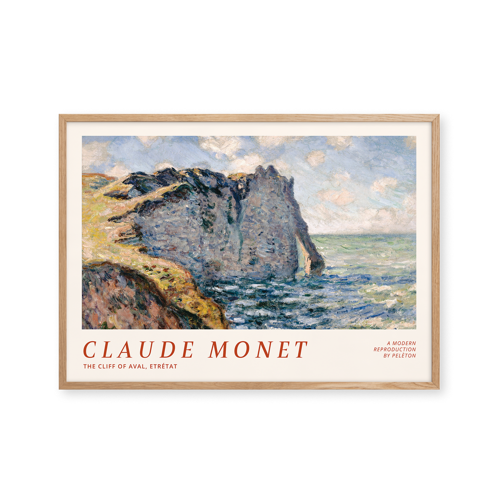 Claude Monet / The Cliff of Aval, Etrétat