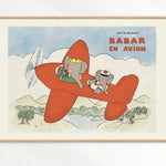 Babar / Airplane / 50x70